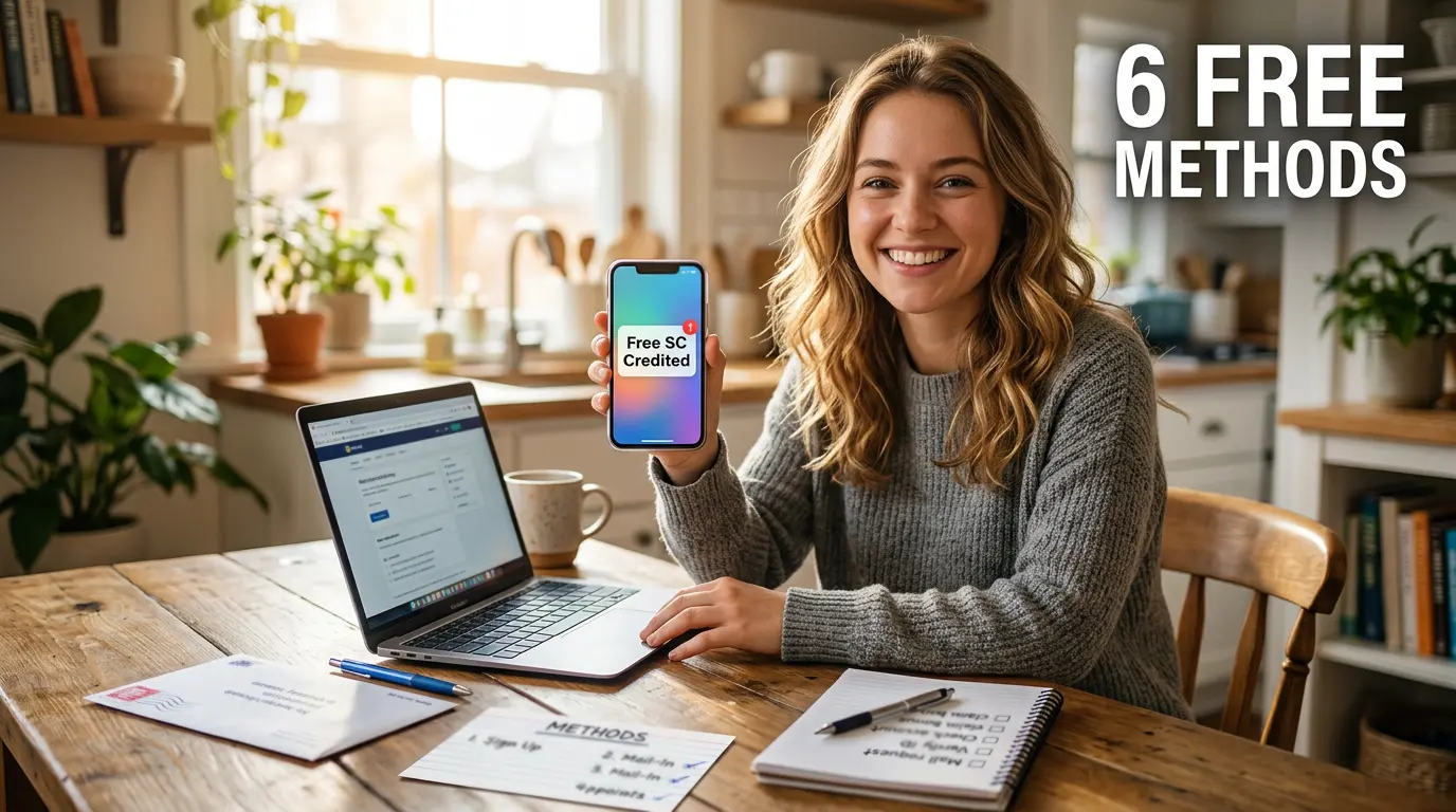How to get free sweeps coins without buying using six tested methods
